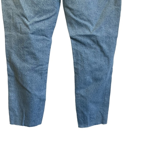 Good American Good Vintage Jean Straight Leg Distressed Hi Rise Size 6 / 28 NWT - Picture 7 of 11